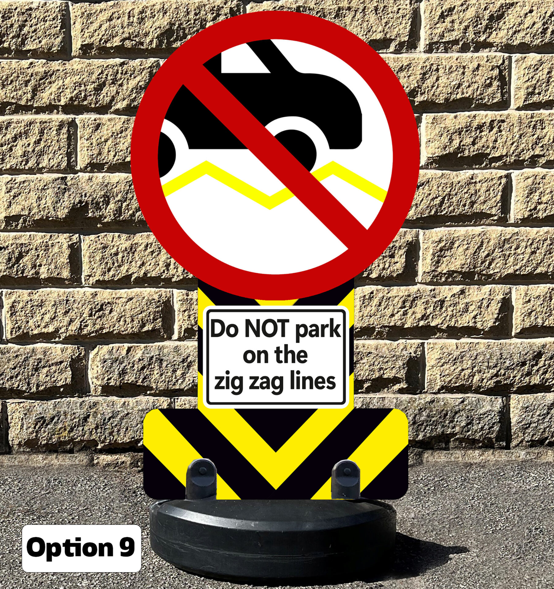 Safety Message Free Standing Pavement Signs - Image 10