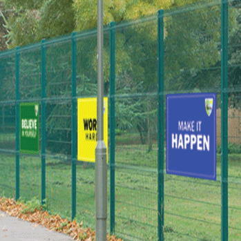 School Motivational Value Banners