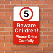 5mph Beware Children