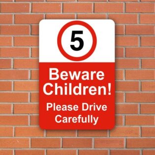 5mph Beware Children