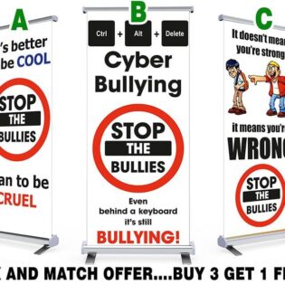 Anti Bullying Mix and Match Pull Up Banner Offer
