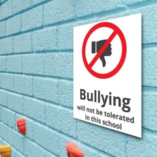 Bullying will not be tolerated