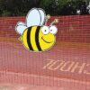 Bumble Bee Fun Character Aluminium Wall / Fence Sign - Image 4