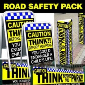 Multi Caution Child Safety Parking Road Special Pack