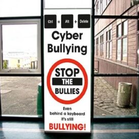 Ctrl Alt Del Bullying Pull Up Banners