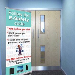 E-Safety pull up banner
