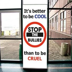 'It's better to be Cool, than Cruel' Pull Up Banner
