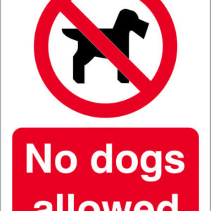 No Dogs Allowed Sign alternate image