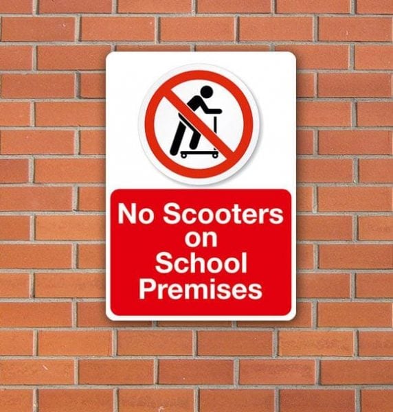 No Scooters Allowed Sign - Signs2Schools