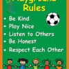 Playground Rules Sign - Image 2