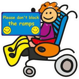 Playground Wheel Chair Safety Sign alternate image