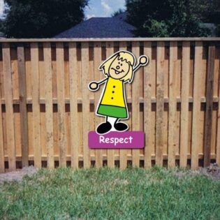 Respect Core Value Kiddie Sign