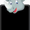 Rhino Topped Chalkboard - Image 2