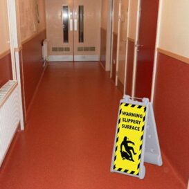 Safety A Board Free Standing Corridor Sign