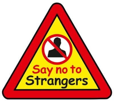 strangers signs2schools