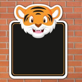 Tiger Topped Chalkboard